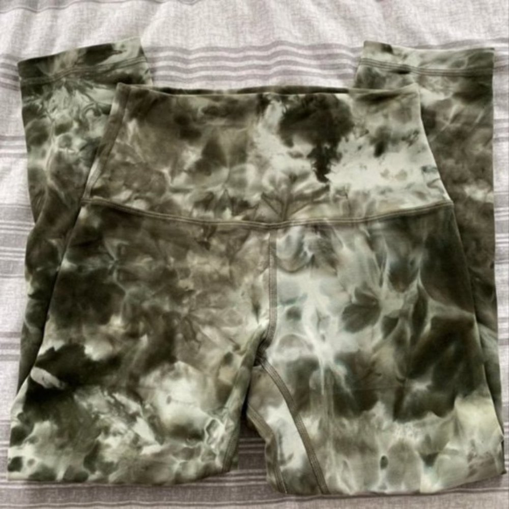 Lululemon Align 25" Leggings Diamond Dye Green